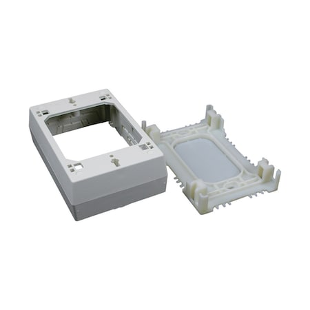 Wiremold Electrical Box, Outlet Box Type, 1 Gang NM3